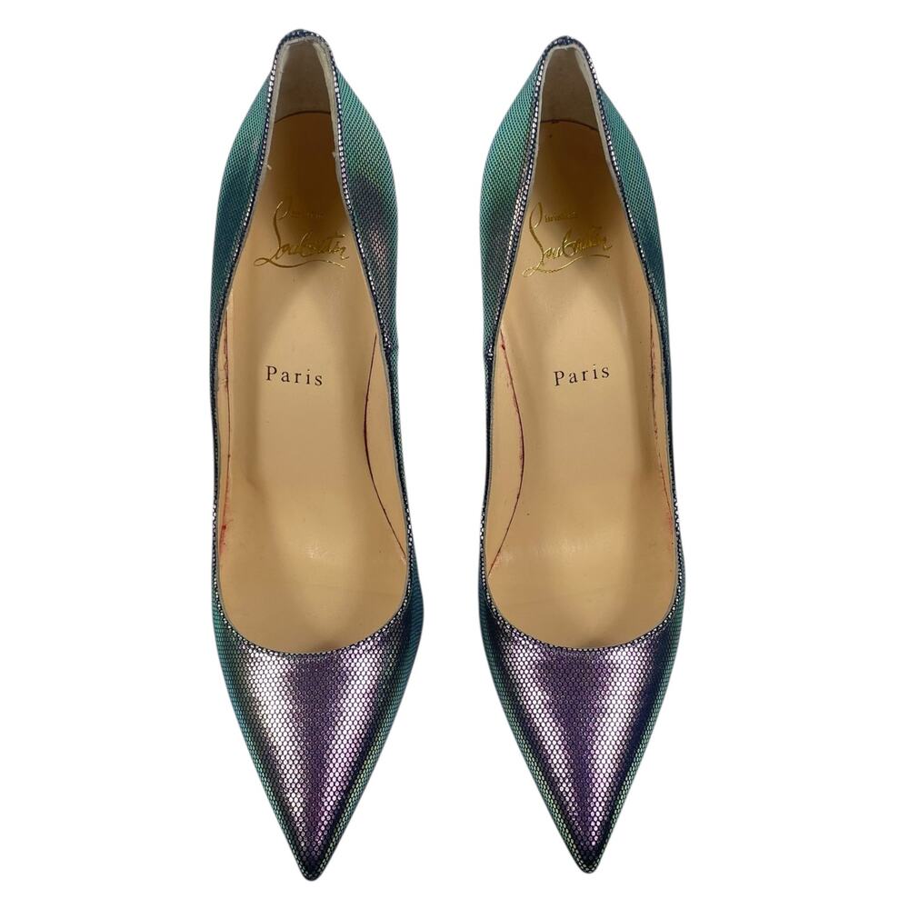 Christian Louboutin Tissu Scarabe So Kate 120 Pump Digitale Size 39 - Picture 5 of 15